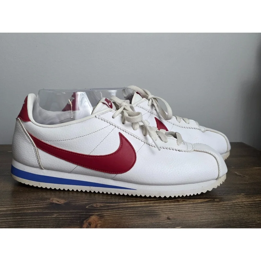 Nike Cortez Forrest Gump Men's‎ Shoes Size 11 White Red Sneakers 749571-154
